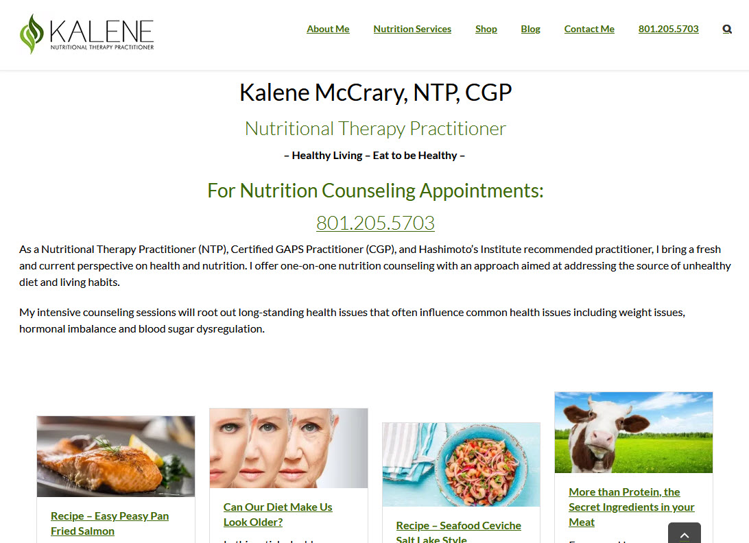 Kalene NTP | Utah Nutritional Therapist